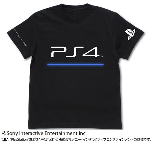 プレイステーション Tシャツ “PlayStation 4”/BLACK-S[コスパ]