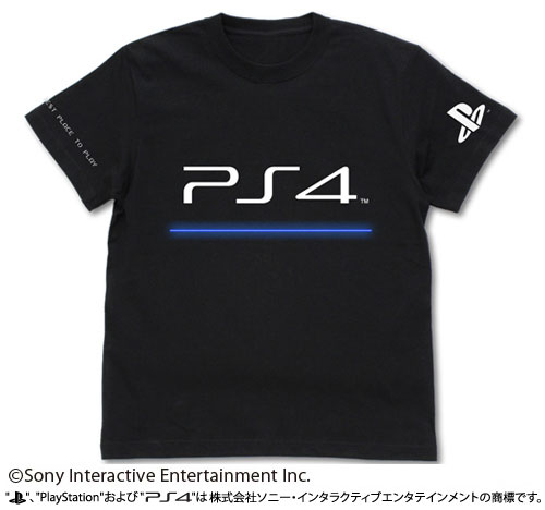 プレイステーション Tシャツ “PlayStation 4”/BLACK-M[コスパ]