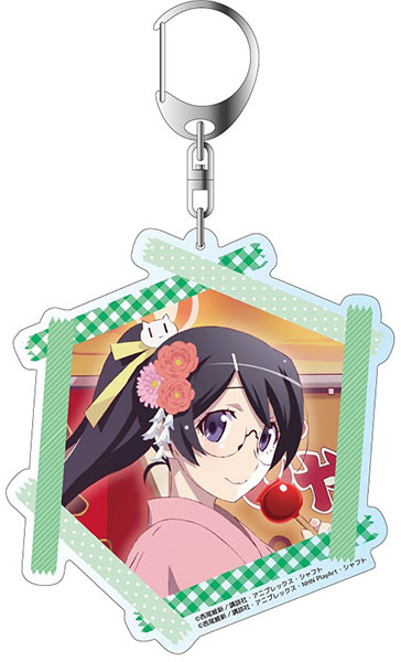 物語〉シリーズ ぷくぷく 羽川翼 (夏の風物詩) アクリルキーホルダー