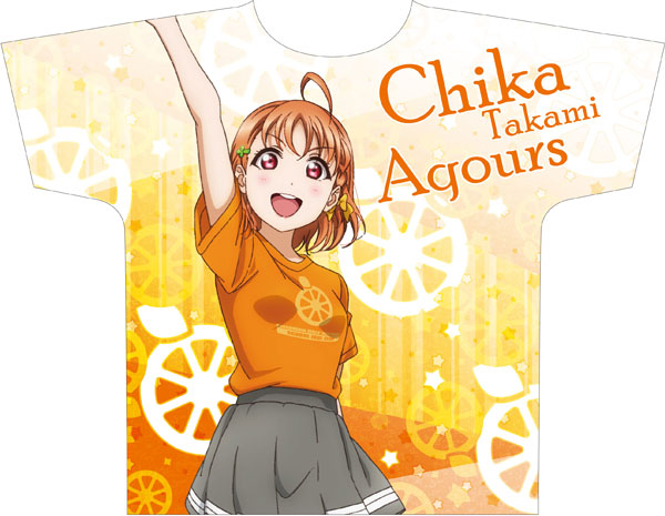 ラブライブ！サンシャイン！！ フルグラフィックTシャツ 高海千歌 アイコンTシャツver