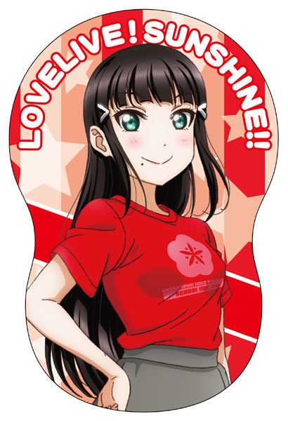 ラブライブ！サンシャイン！！ ダイカットクッション 黒澤ダイヤ アイコンTシャツver[コンテンツシード]《在庫切れ》