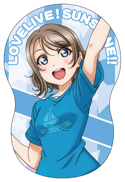 ラブライブ！サンシャイン！！ ダイカットクッション 渡辺曜 アイコンTシャツver[コンテンツシード]《在庫切れ》