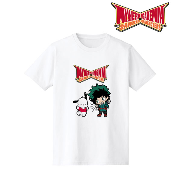 僕のヒーローアカデミア × サンリオキャラクターズ 緑谷出久 × ポチャッコ Tシャツ メンズ M[アルマビアンカ]《在庫切れ》