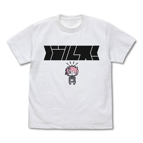 Re：ゼロから始める異世界生活 ラムの「バルス！」 Tシャツ/WHITE-L（再販）[コスパ]《０６月予約》