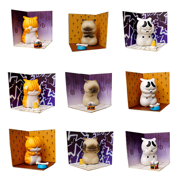 LAM TOYS × 空想造物 にゃんこたちの苦悩シリーズ 9個入りBOX