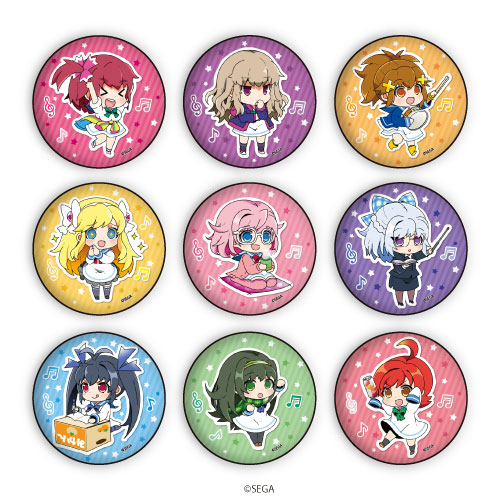 缶バッジ「CHUNITHM イロドリミドリ」01/ 9個入りBOX[A3]《在庫切れ》
