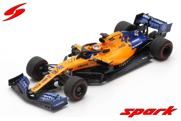 1/43 マクラーレン F1 Team No.55 TBC 2019 McLaren MCL34[スパーク