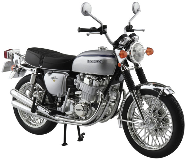 1/12 完成品バイク Honda CB750FOUR(K2) シルバー[スカイネット]《在庫切れ》