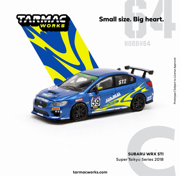 1/64 Subaru WRX STI Super Taikyu Series 2018[Tarmac Works