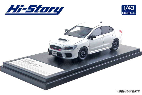 1/43 SUBARU WRX STI TYPE RA-R (2018) クリスタルホワイト ...