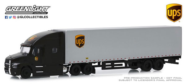 1/64 2019 Mack Anthem 18 Wheeler Tractor-Trailer - United Parcel Service (UPS) Freight[グリーンライト]《在庫切れ》