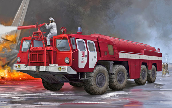 1/35 ソビエト MAZ-7310 空港用化学消防車 プラモデル[トランペッターモデル]《在庫切れ》