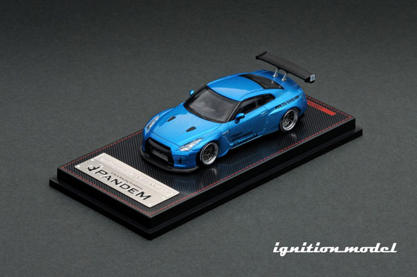 R35 GT-R 1⁄64 GT Pandem Nissan メタリックブルー Blue パンデム MINI