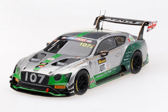 1/43 ベントレー コンチネンタル GT3 バザースト12時間 2019 #107
