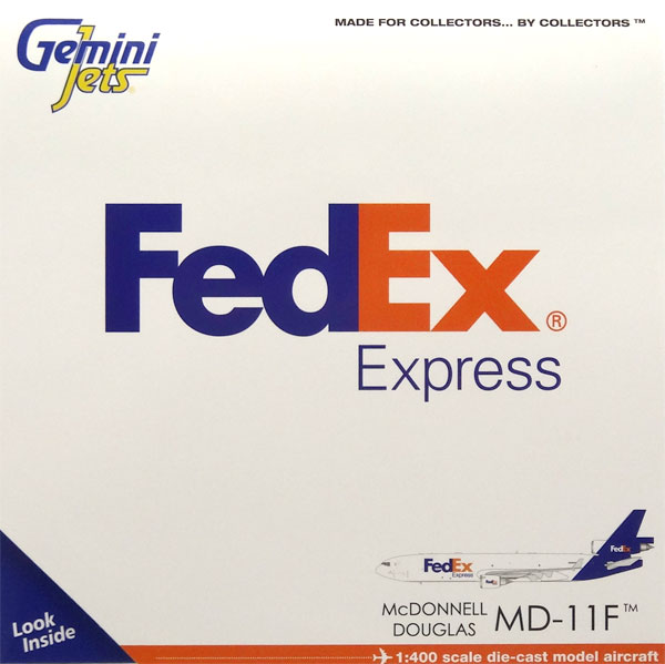 航空機・ヘリコプター Geminijets 1/400 FedEx MD-11(N625FE) 1/400 Gemini Jets FedEx (フェデックス エクスプレス) MD-11F N625FE