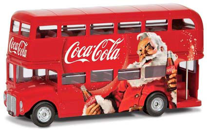 1/64 ロンドンバス(2階建て)クリスマス Coca Cola[CORGI]《在庫切れ》