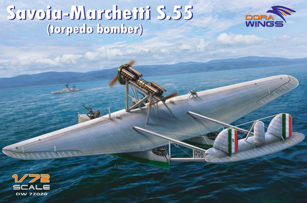 1/72 サボイア・マルケッティ S.55 雷撃機 プラモデル（再販）[DORA