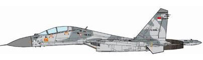 1/72 SU-30MK インドネシア空軍 11th Sq 2016[JCW]《在庫切れ》