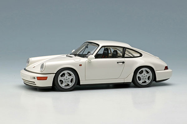 公式 1/43 ポルシェ 911(964) カレラ RS NGT 1992 ホワイト[メイク ミニカー