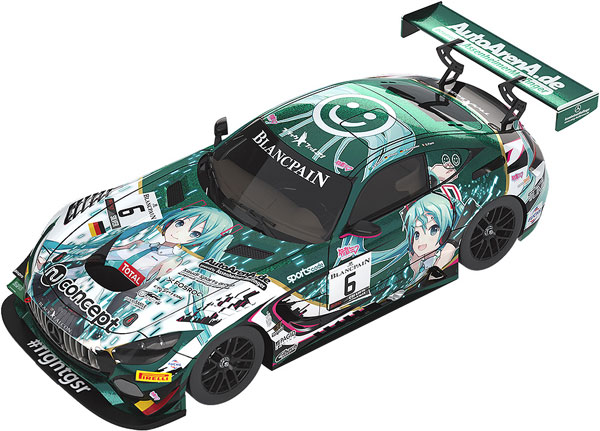 ミニカー 1/18 初音ミク #6 Mercedes-AMG Team Black Falcon 2019 SPA24H ver.[ グッドスマイルレーシング]【送料無料】《在庫切れ》