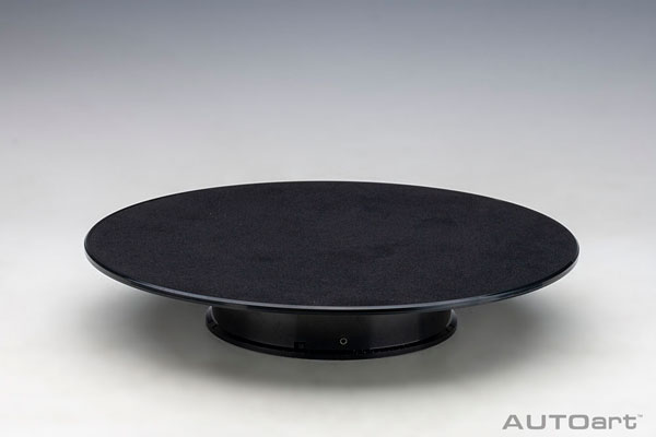 ロータリー ディスプレイ スタンド ラージ 直径31cm (ブラック)（再販）[オートアート]《在庫切れ》