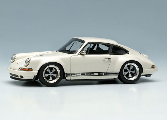 正規代理店 1/64 シンガー アイボリーホワイト[メイクアップ 911(964)クーペ ミニカー