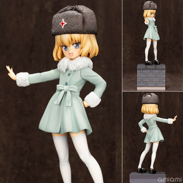 【中古】【特典】ガールズ＆パンツァー 最終章 カチューシャ 1/7 完成品フィギュア(コトブキヤショップ限定)[コトブキヤ]