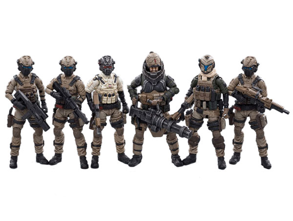 暗源 UNSC ランド マウンテッド トループス 6体セット 1/25 暗源 UNSC ランド マウンテッド トループス[JOYTOY]《在庫切れ》