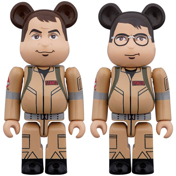 BE＠RBRICK GHOSTBUSTERS 100％ 2PC SET Raymond Stantz/Egon Spengler[メディコム・トイ]《在庫切れ》