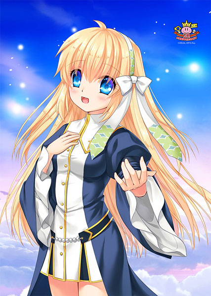 女子小学星のおうじょさま B2タペストリー 金髪碧眼 ロリ ツイテール 
