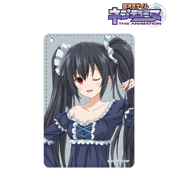 アニメ 超次元ゲイム ネプテューヌ 描き下ろしイラスト ノワール 1ポケットパスケース アルマビアンカ 在庫切れ