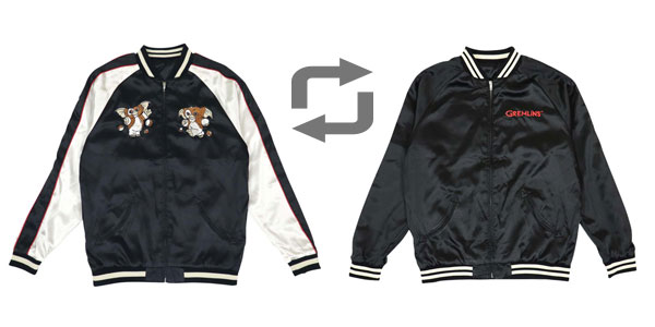 グレムリン ギズモ スカジャン BK/WHT XL[リペアー]【送料無料】《在庫切れ》