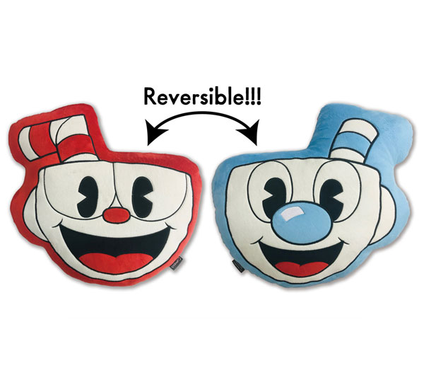 【新品・未使用・タグ付き】　CUPHEAD カップヘッド フェイスクッション Amazon.co.jp: Cuphead カップヘッド マグマン ダイカット
