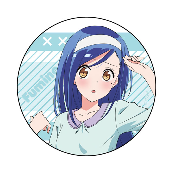 ぼくたちは勉強ができない！ カンバッジ 古橋文乃 パジャマver