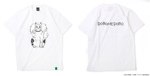 ドロヘドロ キクラゲTee ホワイト XL（再販）[ナタリーストア]《在庫切れ》