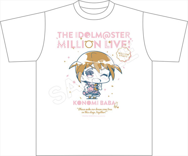 ミニッチュ アイドルマスター ミリオンライブ Tシャツ 馬場このみ