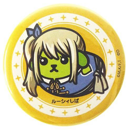 豆しば×フェアリーテイル 缶バッジ ルーシィ（再販）[KThingS