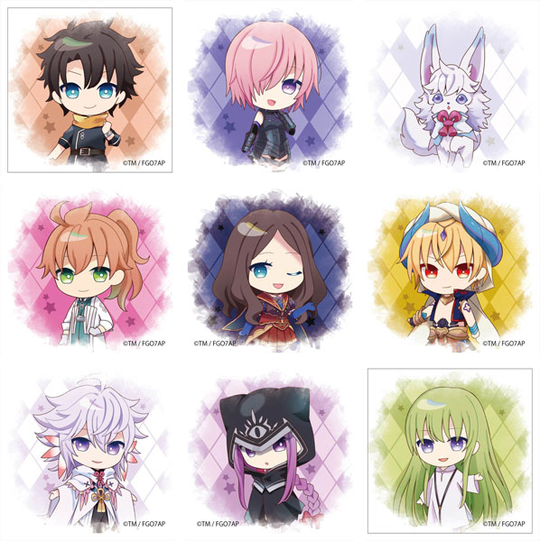 Fate/Grand Order -絶対魔獣戦線バビロニア- トレーディングぷちキャンバスコレクション Vol.1　9個入りBOX[Y Line]《在庫切れ》