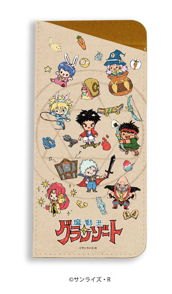 キャラグラスケース「魔動王グランゾート」01/ベージュ(グラフアート