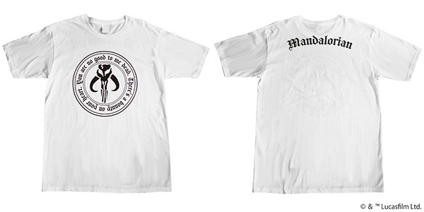 スターウォーズ/ マンダロリアン ロゴ 両面プリント Tシャツ SW-RS-5