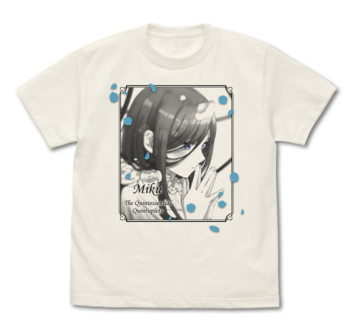 Tシャツ　中野三玖 ラグランTシャツ ホワイト×ブラック XLサイズ 「五等分の花嫁∽× ZOZOTOWN」 映画「五等分の花嫁」 フルグラフィックTシャツC[中野三玖