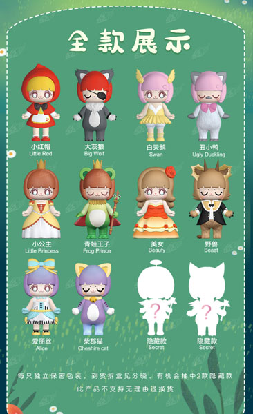 CandyBOX KIMMY＆MIKI 童話シリーズ 10個入りBOX（再販）[52TOYS]《発売済・在庫品》