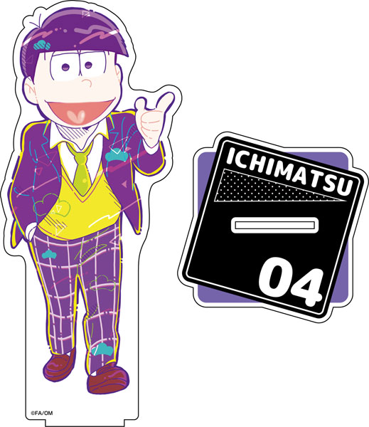 おそ松さん おきがえパラダイス 一松 アクリルスタンド おそ松さん F6 一松アクリルスタンド 2体セット - メルカリ