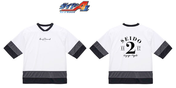 ダイヤのA actII 御幸一也 ユニフォームモチーフTシャツ ユニセックス