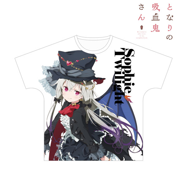 となりの吸血鬼さん 描き下ろしイラスト ソフィー ハロウィンVer. フルグラフィックTシャツ ユニセックス XL[アルマビアンカ]《在庫切れ》
