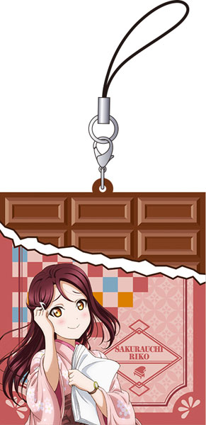 ラブライブサンシャイン 桜内梨子ラバーストラップ 赤目先生デザイン 桜内梨子 ラブライブサンシャイン スクスタ ラバーストラップ