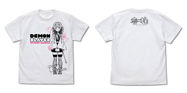 鬼滅の刃 恋柱 甘露寺蜜璃 Tシャツ/WHITE-S[コスパ]