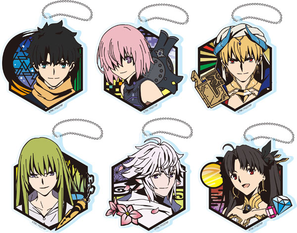 Fate/Grand Order -絶対魔獣戦線バビロニア- 切り絵シリーズ アクリルキーチェーン 6個入りBOX[ツインクル]《在庫切れ》