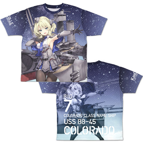 艦隊これくしょん 艦これ コロラド 両面フルグラフィックtシャツ L 再販 コスパ ０９月予約