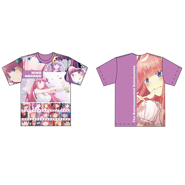 五等分の花嫁 フルグラフィックTシャツ Mサイズ 中野二乃[Y Line]《在庫切れ》